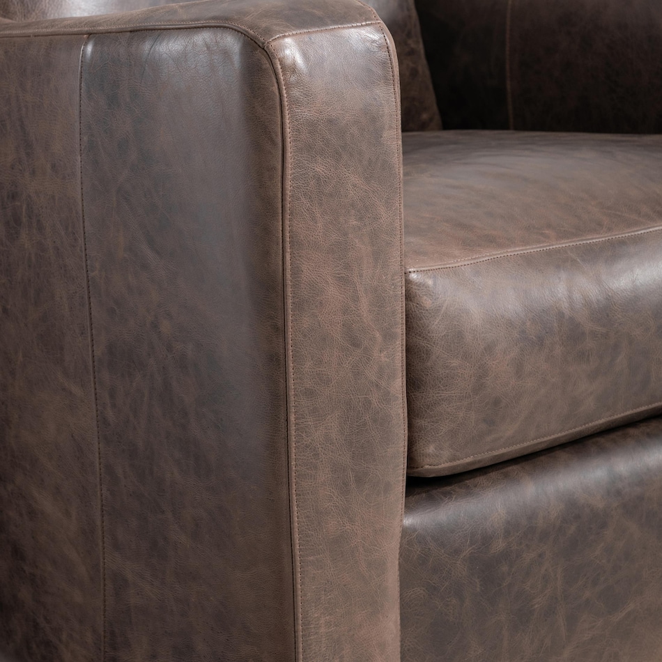 ventura leather accent chair   