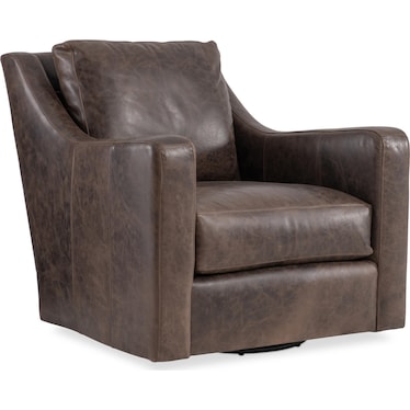 VENTURA LEATHER SWIVEL CHAIR