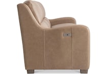 ventura power leather reclining sofa   