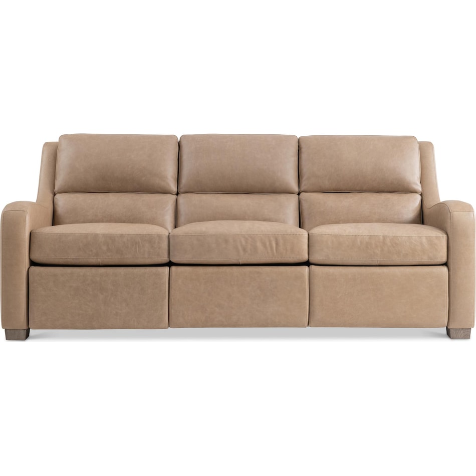 ventura power leather reclining sofa   