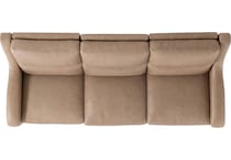 ventura power leather reclining sofa   