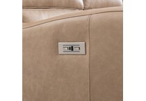 ventura power leather reclining sofa   