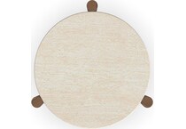 verona medium brown oak end table   