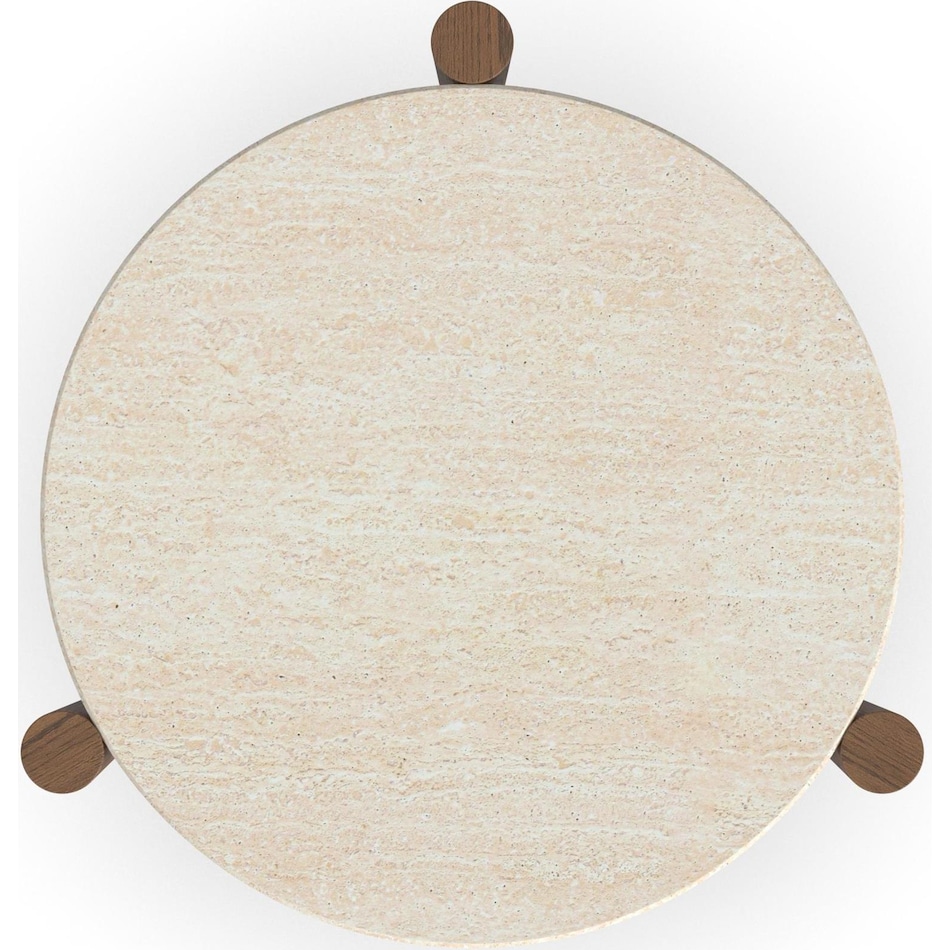 verona medium brown oak end table   