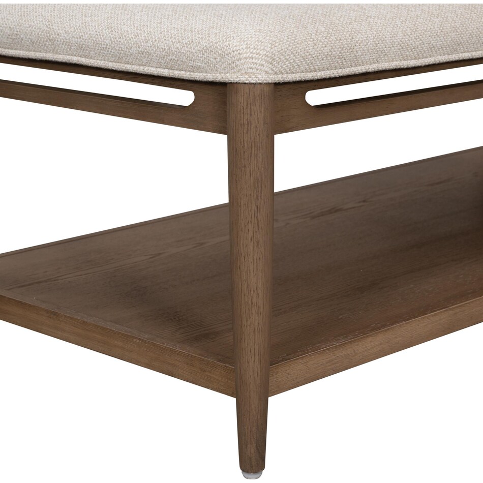 verona medium oak brown cocktail table   