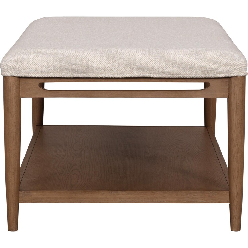 verona medium oak brown cocktail table   