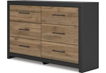 vetrani black honey brown dresser   