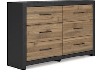 vetrani black honey brown dresser   