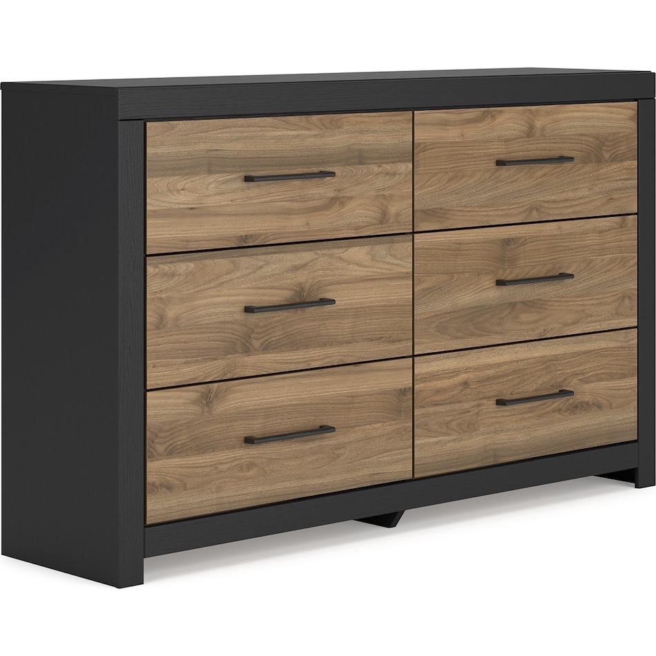 vetrani black honey brown dresser   