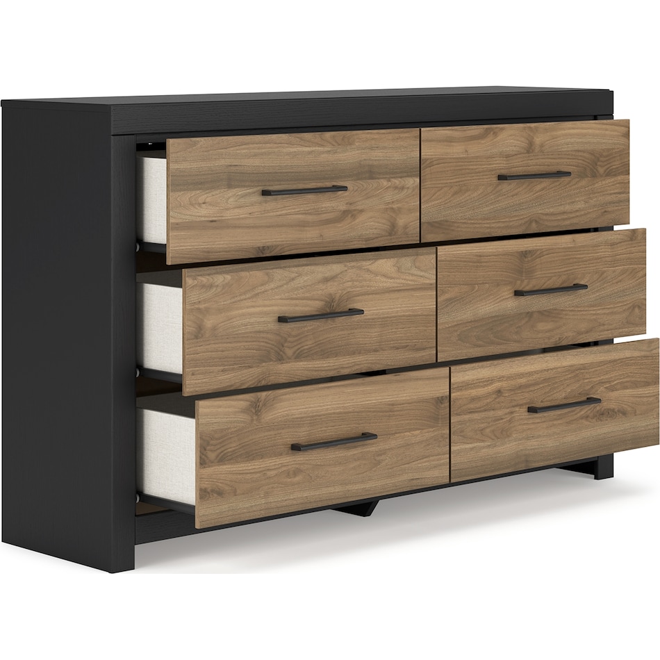 vetrani black honey brown dresser   