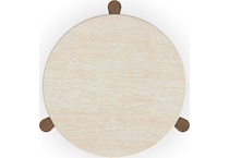 vicente medium brown oak end table   