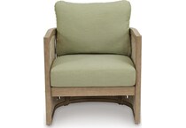 vision lane beige green side chair   
