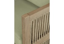 vision lane beige green side chair   