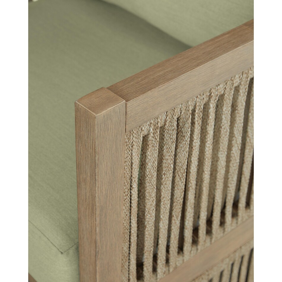 vision lane beige green side chair   