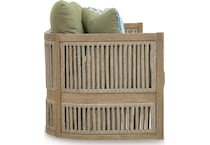 vision lane beige green sofa   