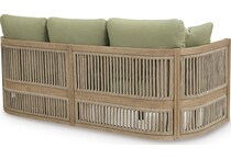 vision lane beige green sofa   