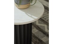 wainstone black white accent table   
