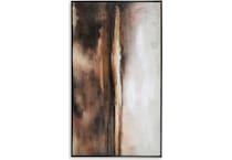 wall art black brown orange large picture   