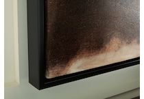 wall art black brown orange large picture   