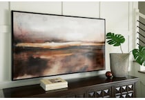 wall art black brown orange large picture   