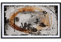 wall art black caramel tan large picture   