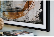 wall art black caramel tan large picture   