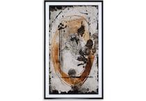 wall art black caramel tan large picture   
