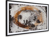 wall art black caramel tan large picture   