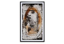 wall art black caramel tan large picture   