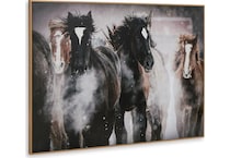 wall art brown black white large picture   