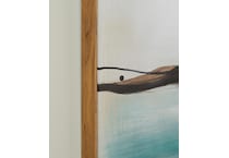 wall art teal orange black large picture   