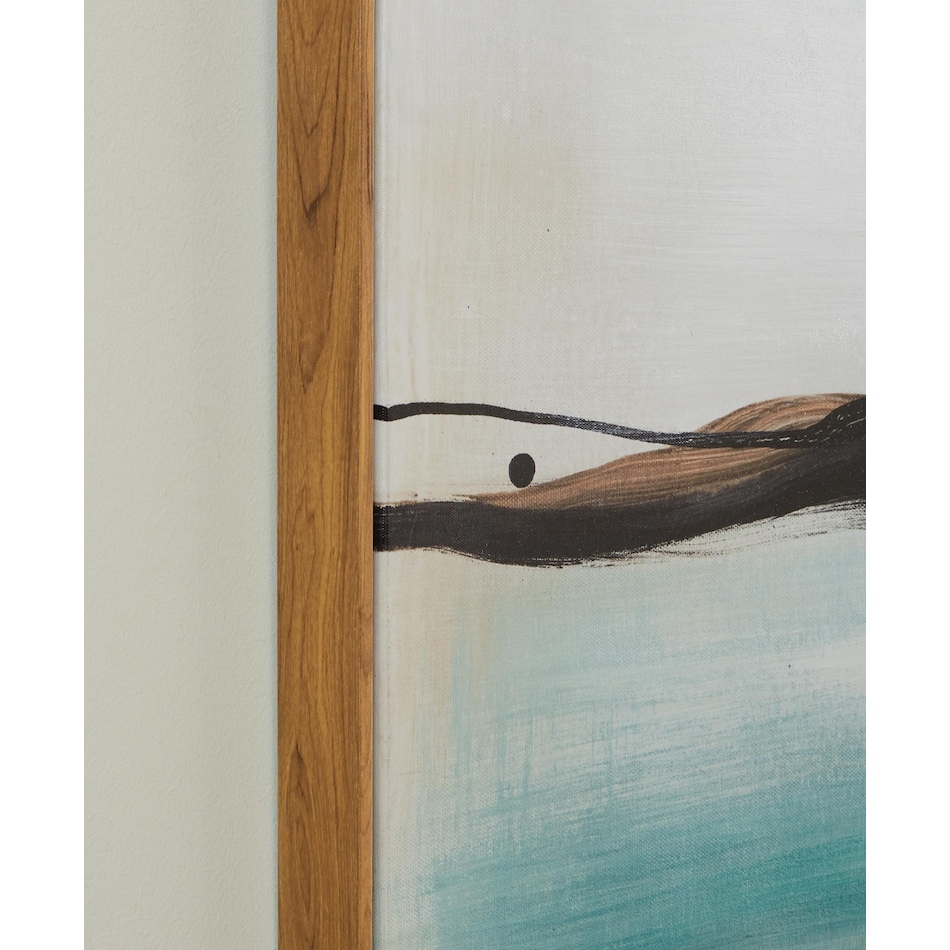 wall art teal orange black large picture   