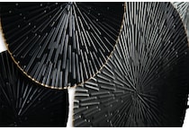 wall decor black gold finish large picture   