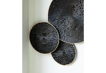 wall decor black gold finish large picture   