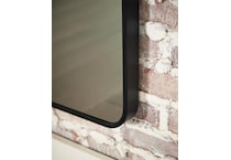 wall decor black mirror   