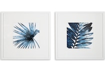 wall decor blue white small picture   