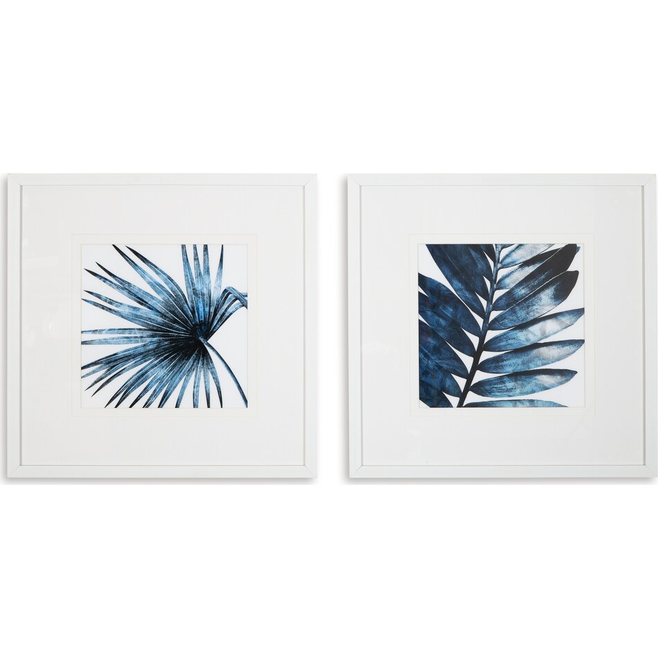 wall decor blue white small picture   