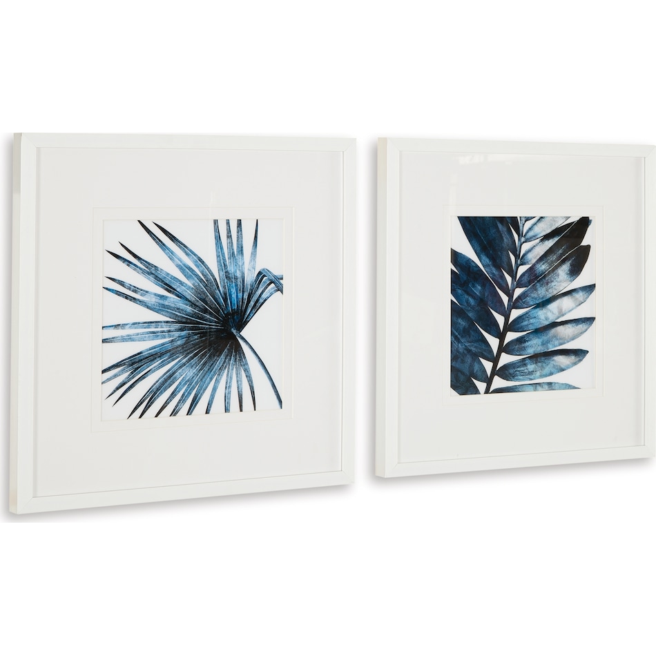 wall decor blue white small picture   