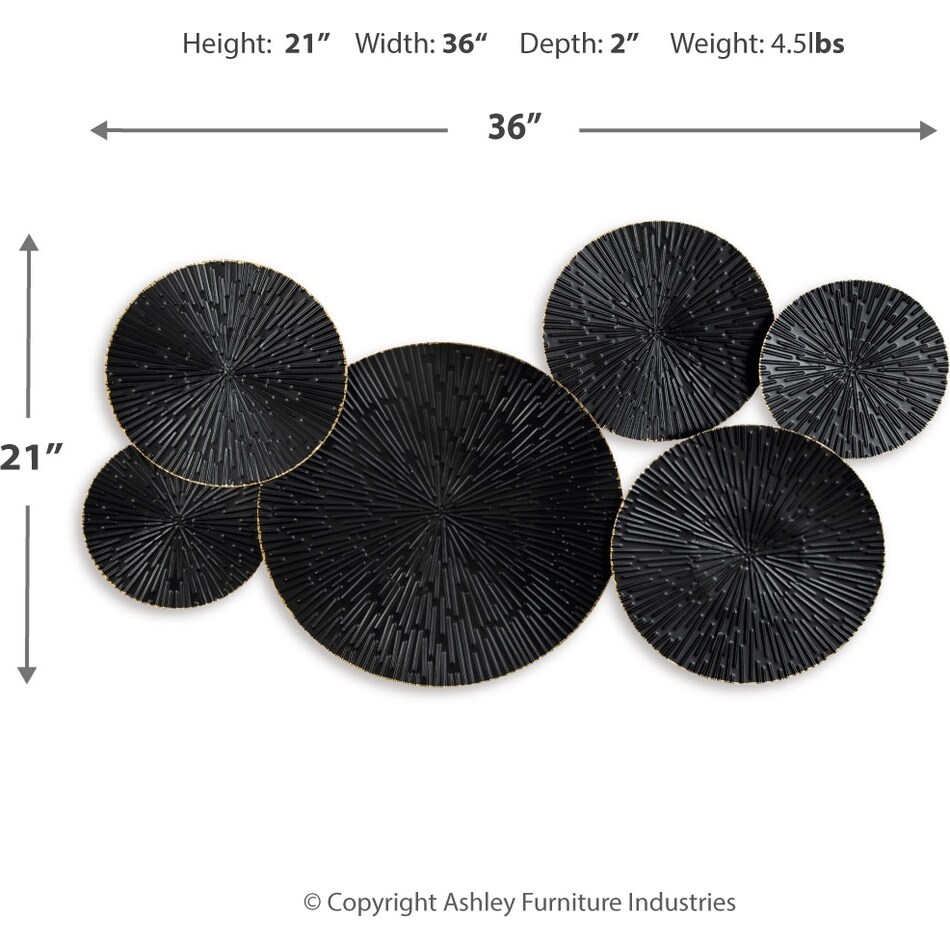 wall decor dimension schematic   