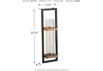 wall decor dimension schematic   