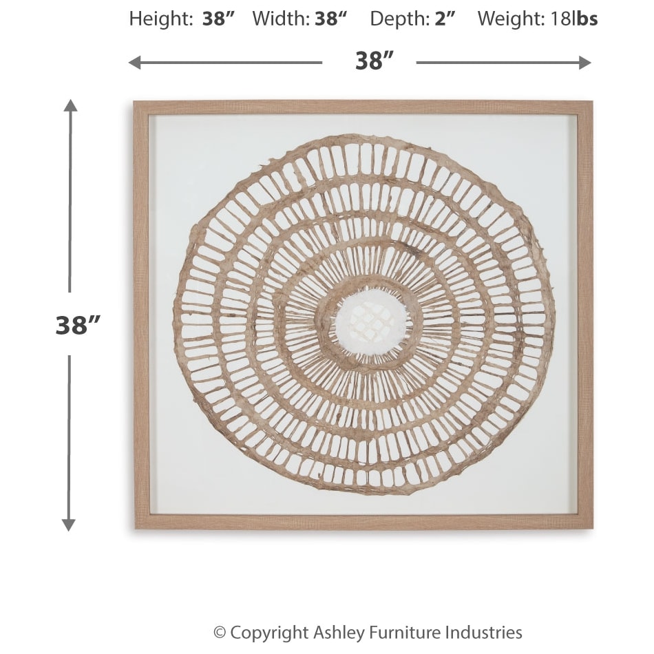 wall decor dimension schematic   