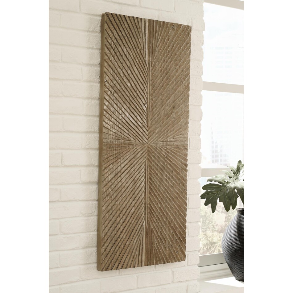 wall decor distressed brown large picture   