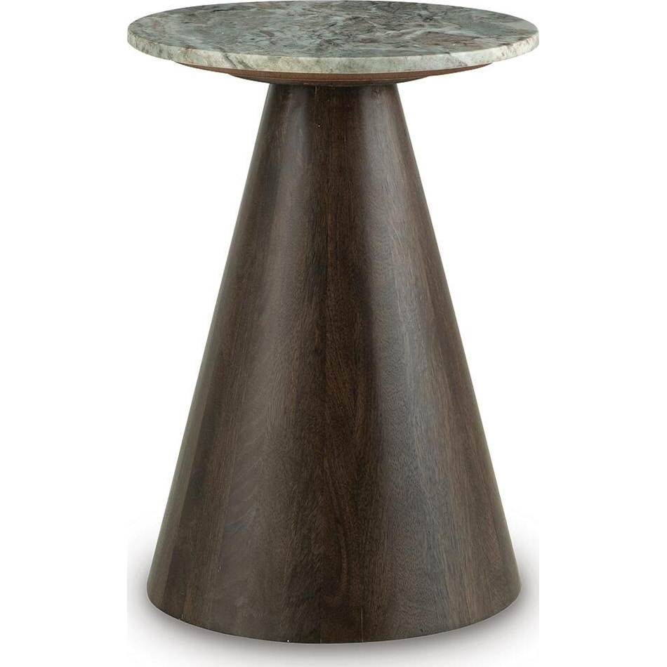 waltnor gray white brown accent table   
