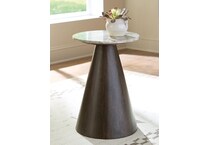 waltnor gray white brown accent table   