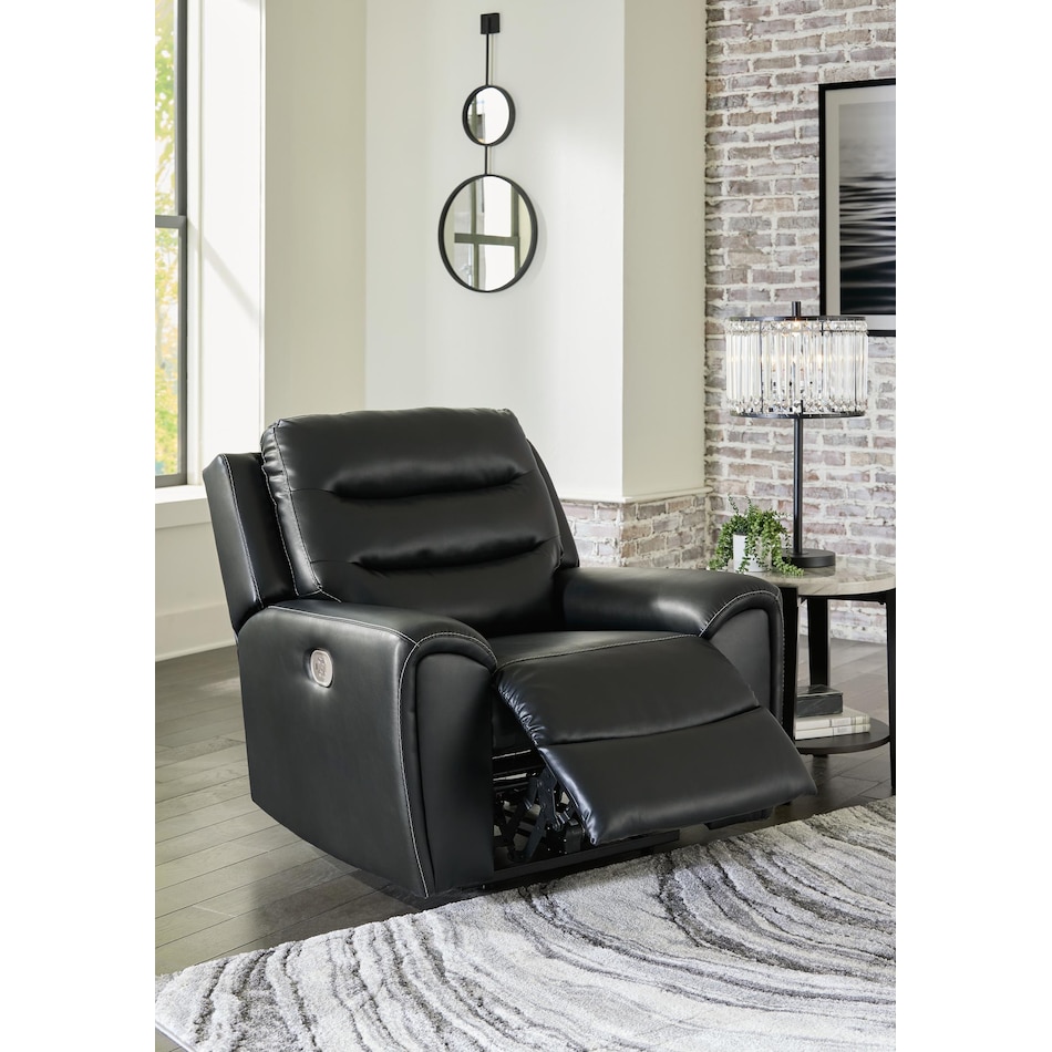 warlin black power recliner   