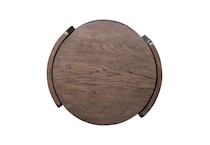 warren park brown chairside table   