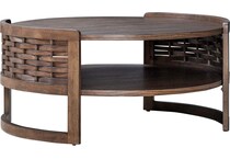 warren park brown cocktail table   