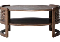 warren park brown cocktail table   