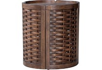 warren park brown end table   