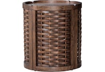 warren park brown end table   